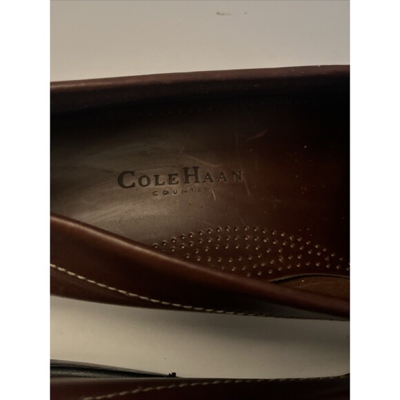 Cole Haan Country Brown Tassel Driving Loafers Shoes Men\'s Leather SZ 11 main image 6